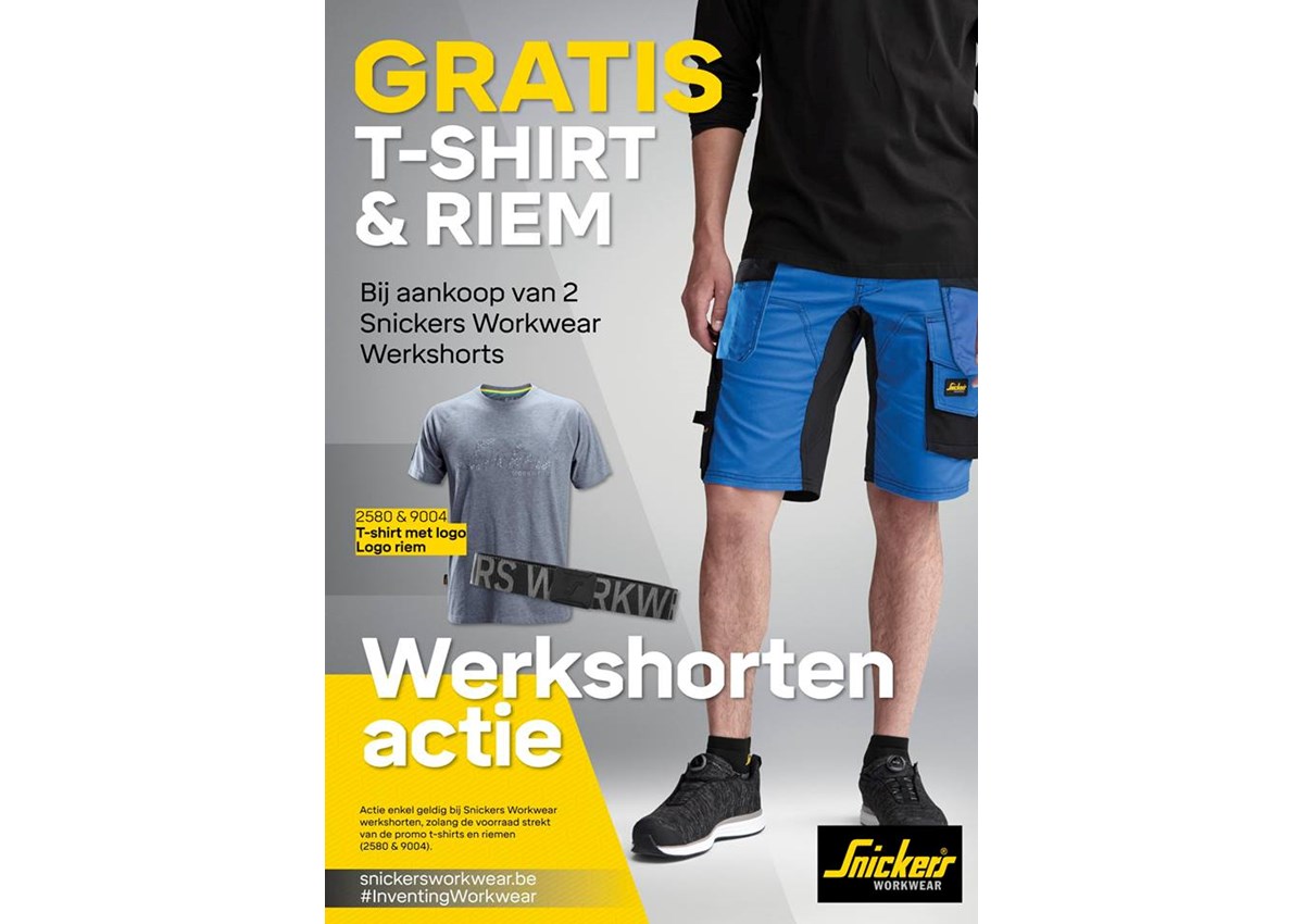 Zomeractie GRATIS riem + T-shirt!!! (Verlopen)